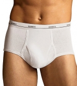 Hanes 3-Pack White Cotton Basic Brief